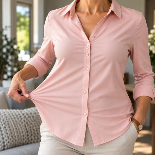 Prestige | Camisa Femenina Elastizada Antiarrugas